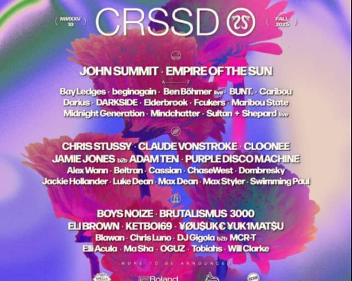 CRSSD Festival Fall '25 tickets