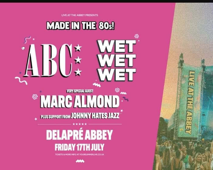 Live at the Abbey - Made in the 80s tickets