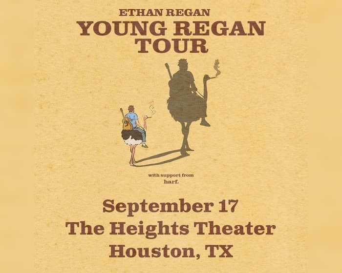 Ethan Regan: Young Regan Tour with special guest harf. tickets