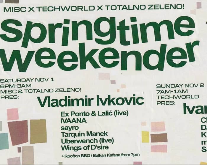 Springtime Weekender tickets