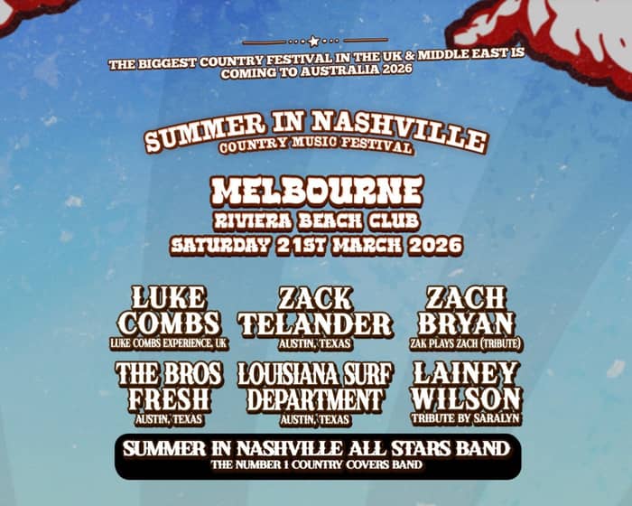 Summer In Nashville Melbourne 2026 tickets