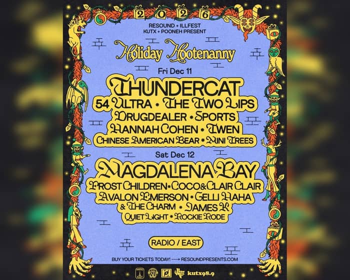Holiday Hootenanny: Thundercat, Magdalena Bay, 54 Ultra, Frost Children, The Two Lips tickets