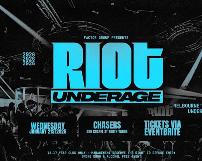 Riot Underage tickets