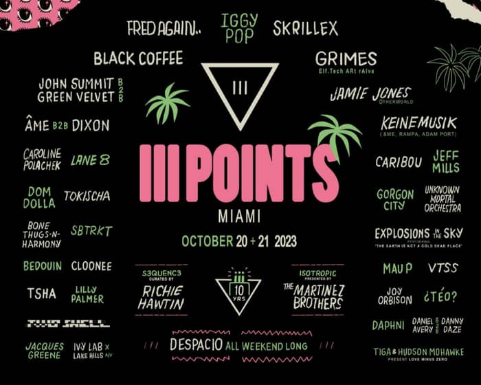 III Points 2023 tickets