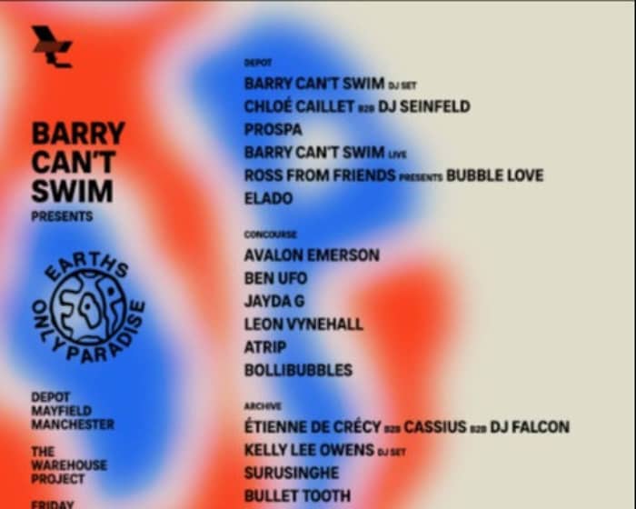 Barry Can't Swim" Earht's Only Paradise tickets