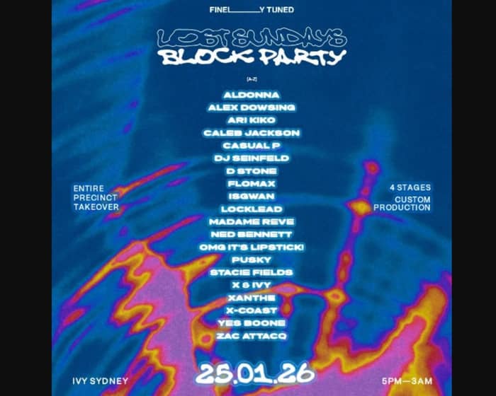 Lost Sundays Block Party tickets