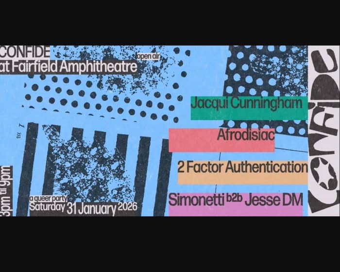 CONFIDE at Fairfield Amphitheatre tickets