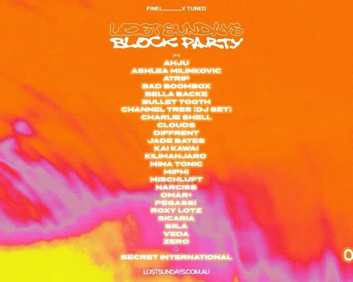 Lost Sundays Block Party tickets