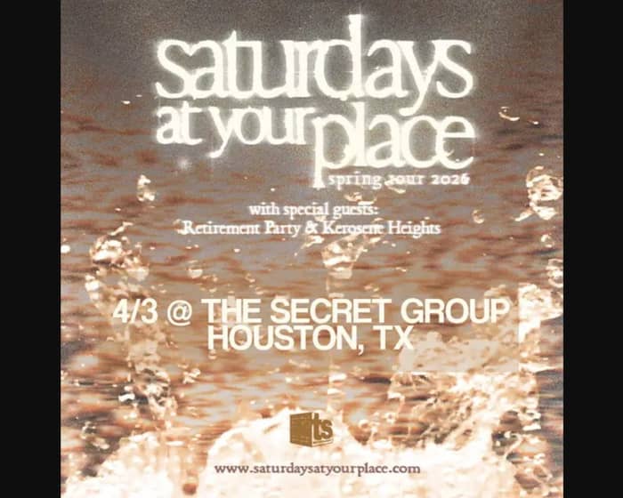 saturdays at your place tickets