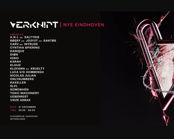Verknipt NYE Eindhoven tickets