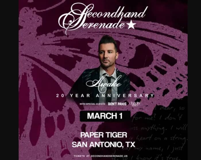 Secondhand Serenade tickets