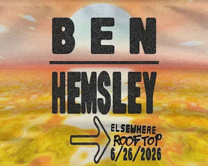 Ben Hemsley tickets