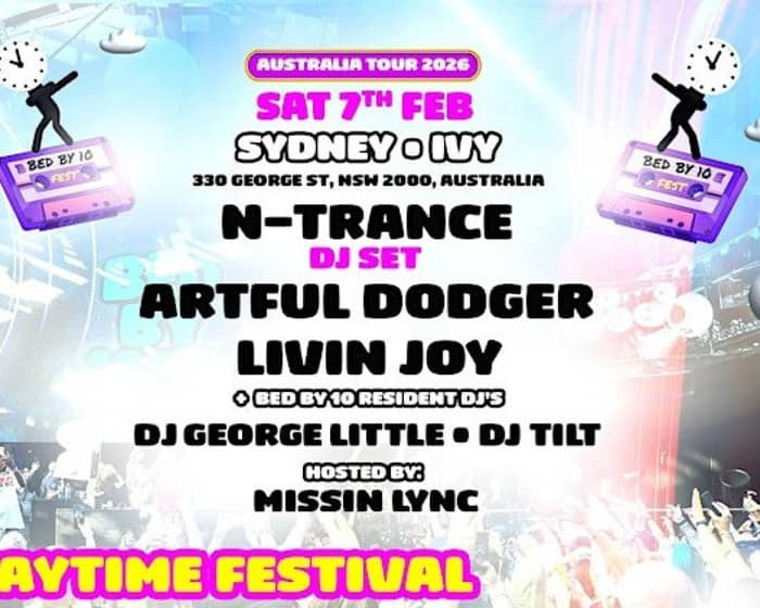 Bed By 10 Festival tickets