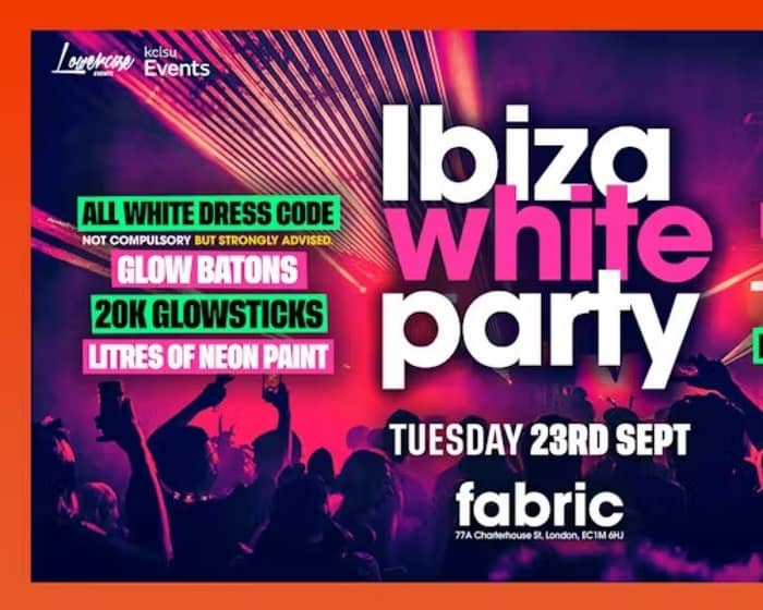 The London Freshers Ibiza White Party tickets