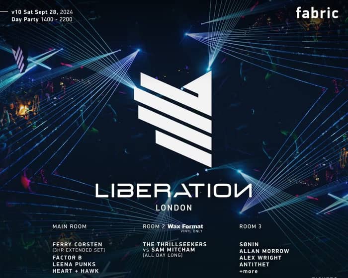 Liberation v10 : Ferry Corsten + Factor B tickets