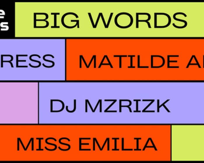Groove Tunes ft. Big Words tickets