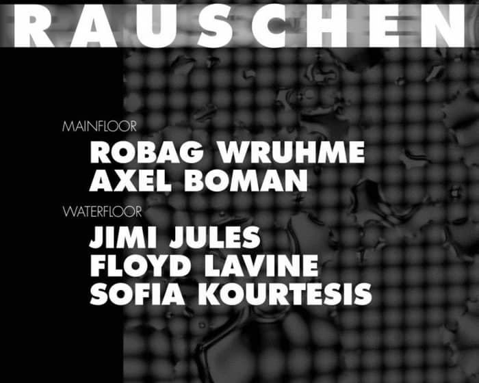 Rauschen with Robag Wruhme, Axel Boman, Jimi Jules, Floyd Lavine and Sofia Kourtesis tickets