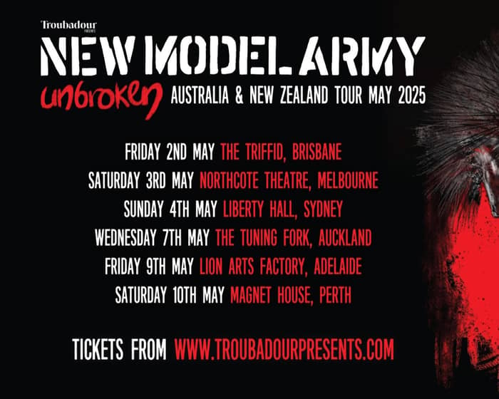 New Model Army tickets