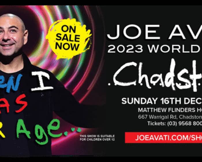 Joe Avati - 'When I was Your Age' Tour tickets