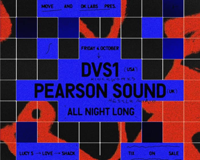 DVS1 & Pearson Sound tickets