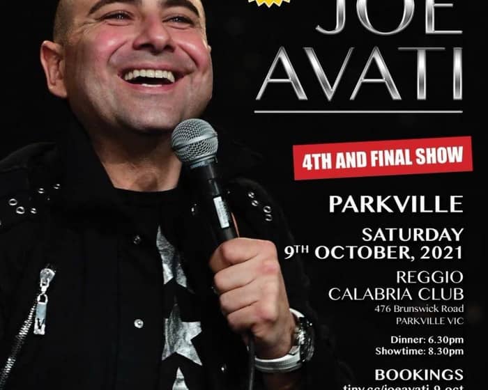 Viva Joe Avati Live - Dinner/comedy show at the Reggio Calabria Club tickets