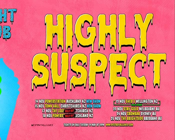 Highly Suspect tickets