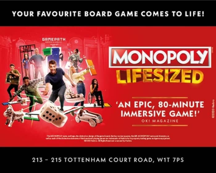 Monopoly Lifesized - City Board tickets