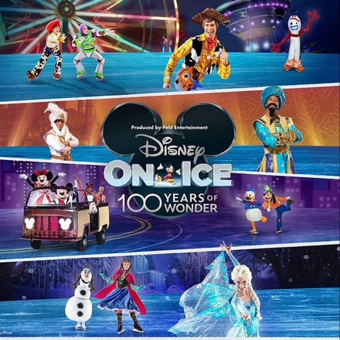 Disney On Ice presents 100 Years of Wonder events