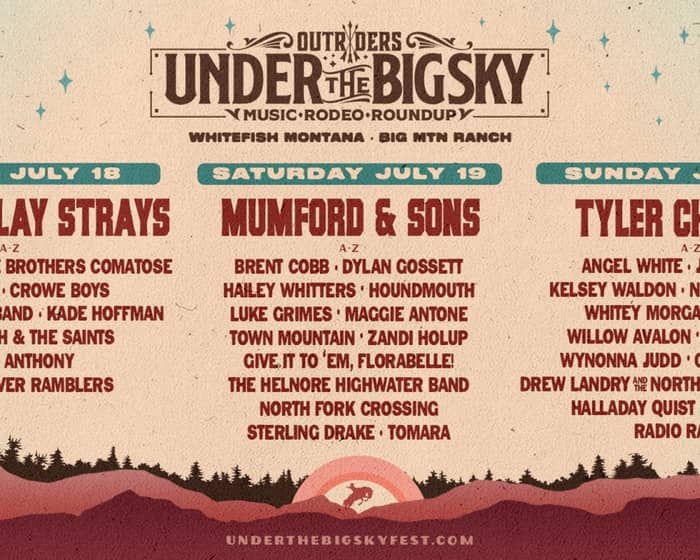 Under The Big Sky Festival 2025 tickets