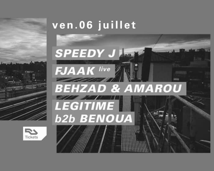 Concrete: Speedy J, FJAAK Live, Behzad & Amarou, Legitime b2b Benoua tickets