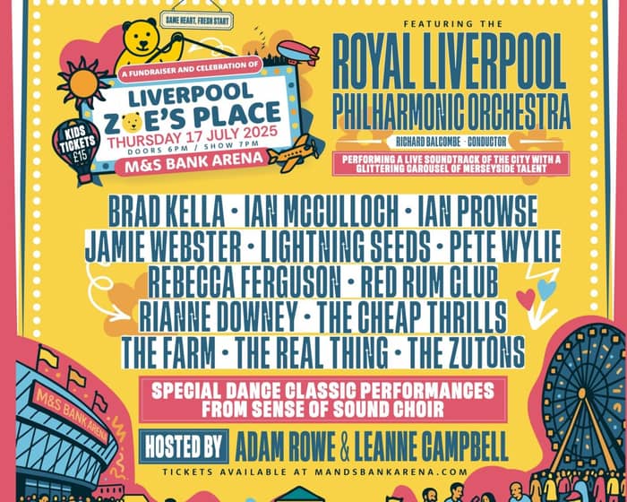 A Celebration of Zoe’s Place tickets