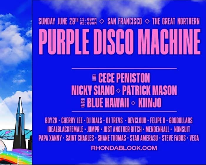 Purple Disco Machine tickets