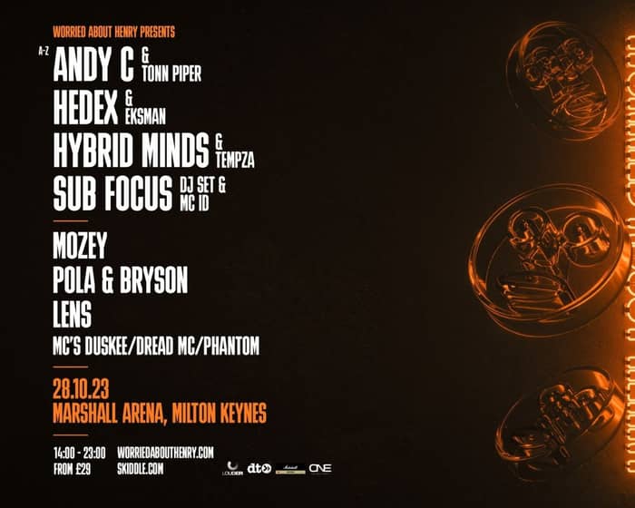 WAH Halloween Andy C, Hedex, Hybrid Minds, Sub Focus tickets