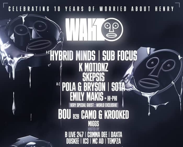 Chibuku x WAH - Hybrid Minds, Sub Focus, Bou & More! tickets