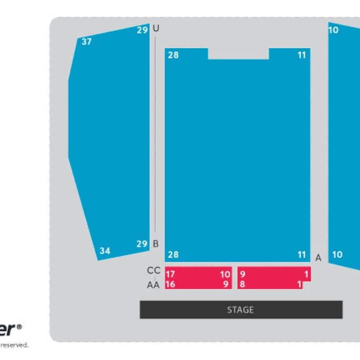 Rncm Theatre seat map