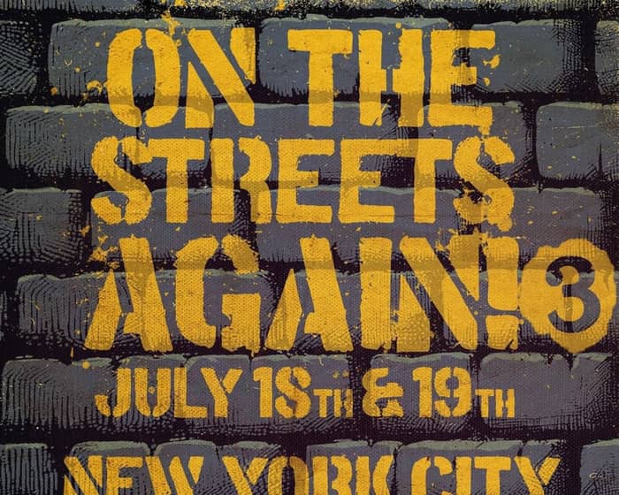 On the Streets Again 3 tickets