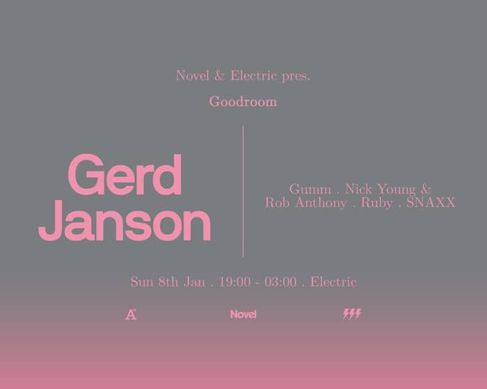 Goodroom with Gerd Janson tickets
