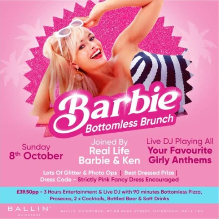 Barbie Bottomless Brunch events