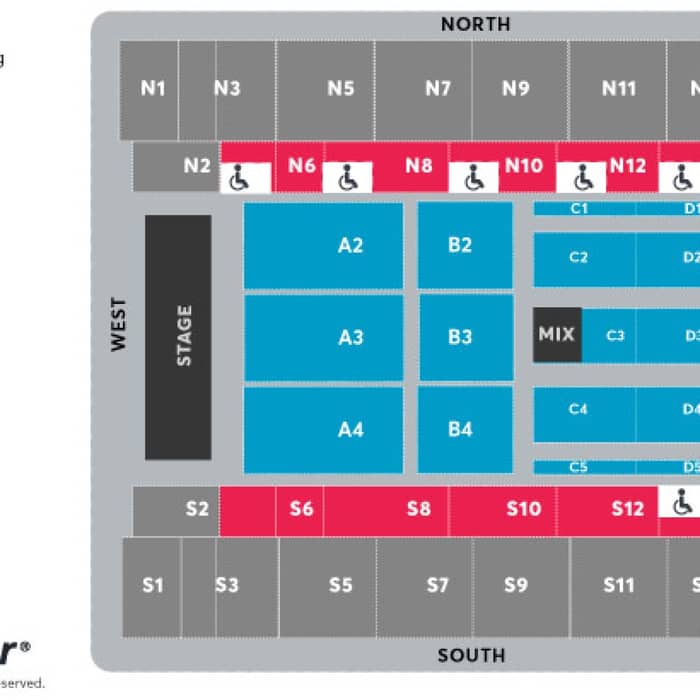 Ovo Arena Wembley seat map