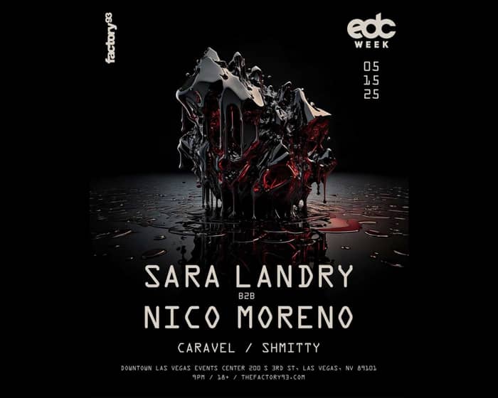 Sara Landry B2B Nico Moreno tickets