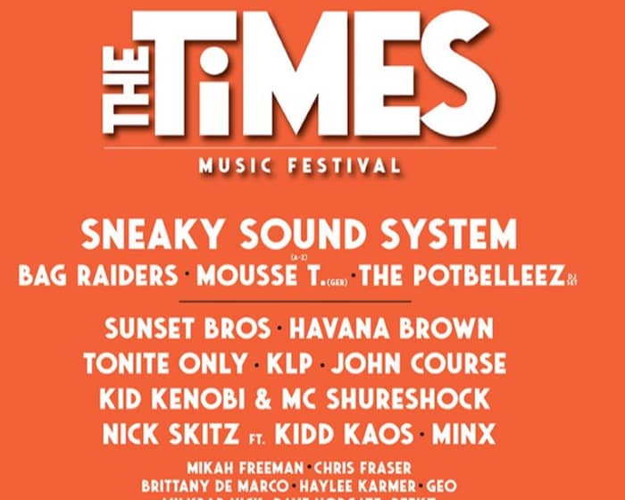 THE TIMES MUSIC FESTIVAL tickets