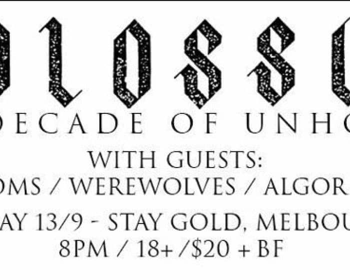 COLOSSVS - A Decade of 'Unholy' tickets