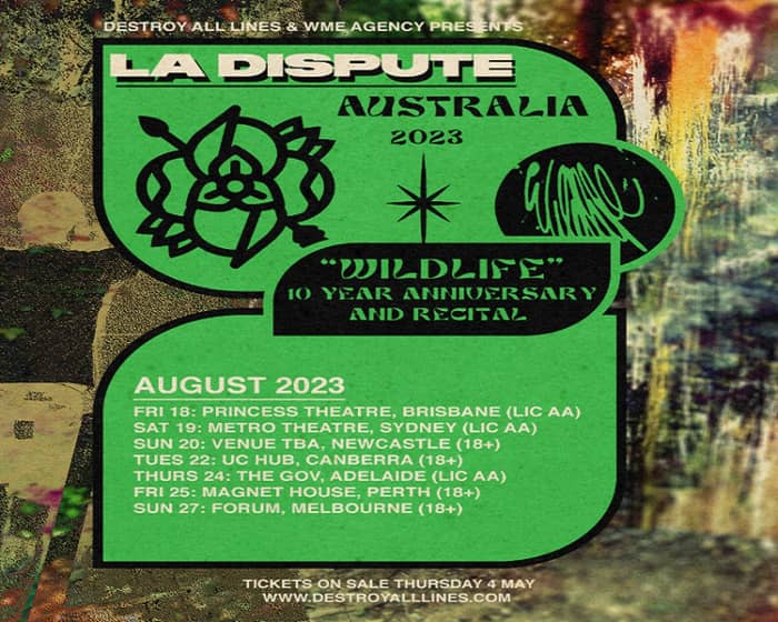 La Dispute | 'Wildlife' 10 Year Anniversary Tour tickets
