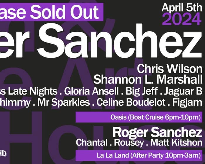 Roger Sanchez tickets