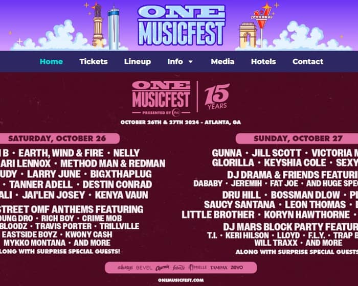 ONE Music Fest 2024 tickets