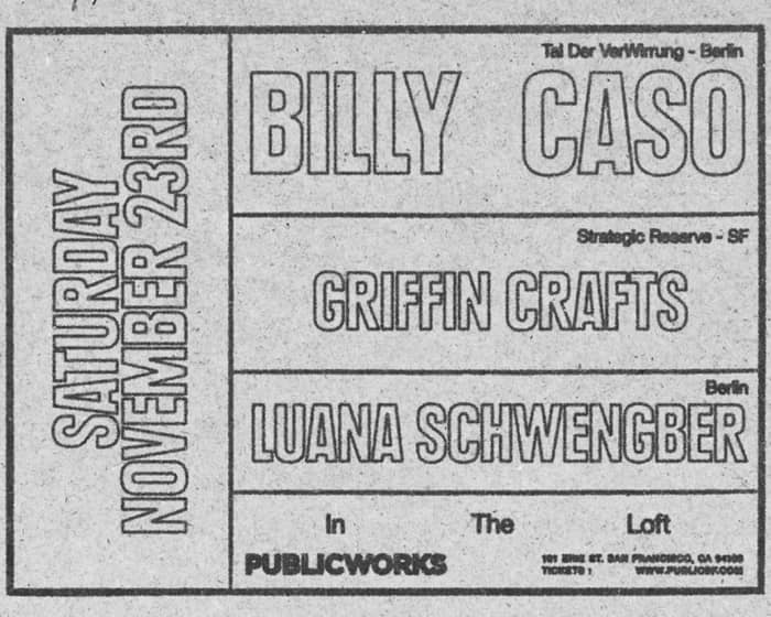 Billy Caso tickets