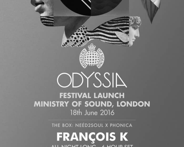 Odyssia Festival Launch Party: François K, Kyle Hall, Culoe De Song tickets