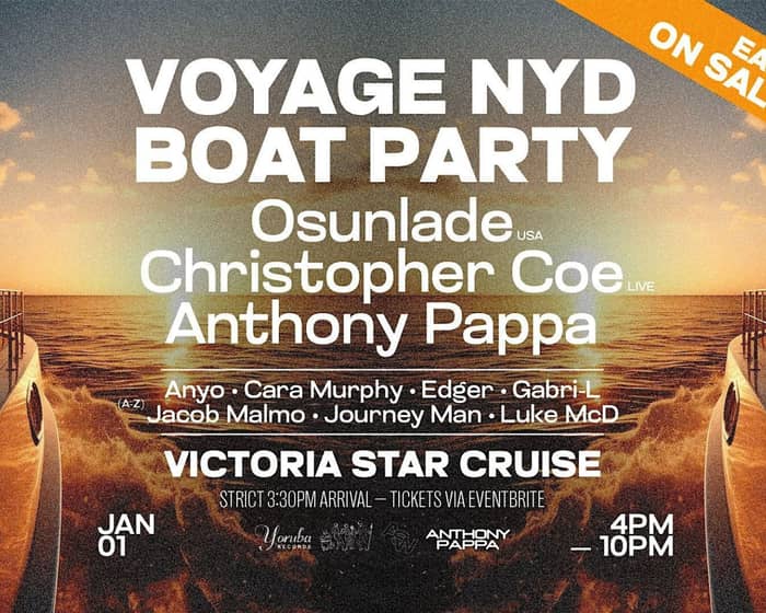 Voyage NYD Boat Party tickets