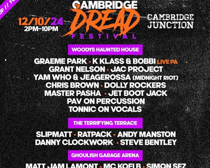 Jacfest Cambridge Dread Festival tickets