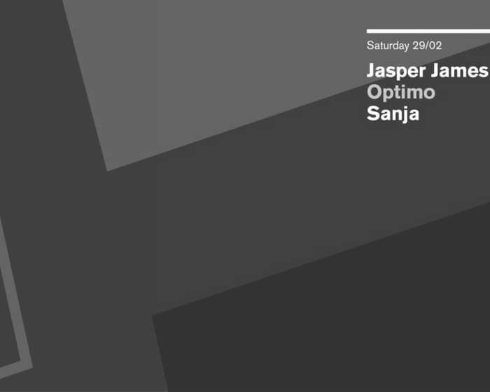 Shelter; Jasper James, Optimo, Sanja tickets